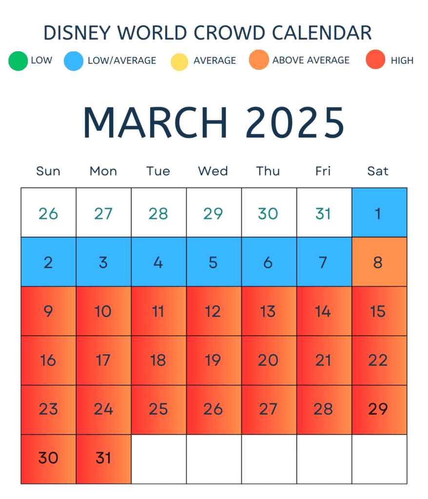 Disney World Crowd Calendar 2025 Disney World Crowd Calendar 2025
