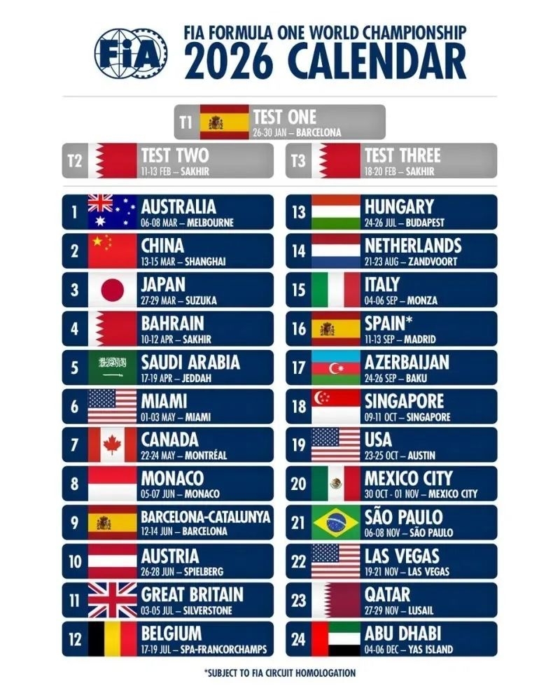 National Holiday Calendar February 2026