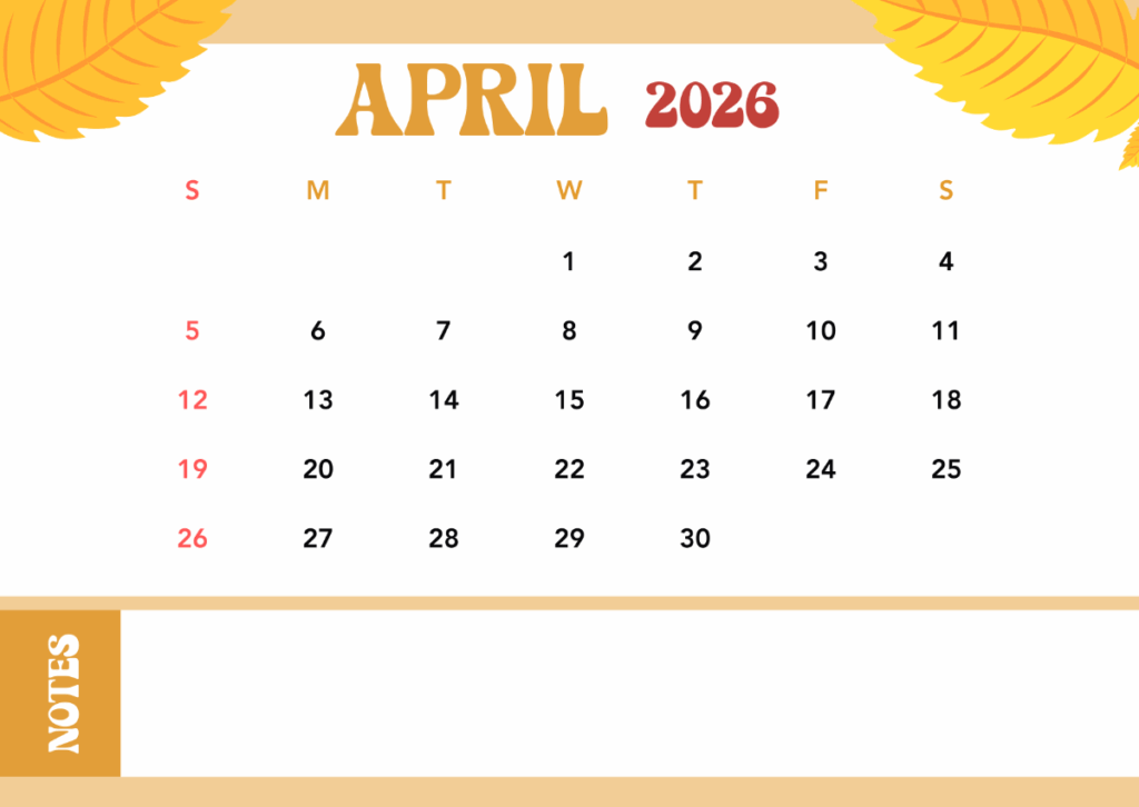 Free April 2025 Calendar Planner Template To Edit Online