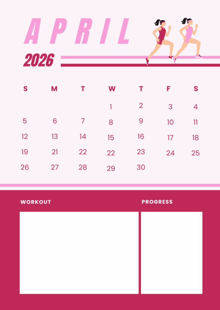 Free Colorful April 2026 Festival Calendar Template To Edit Online