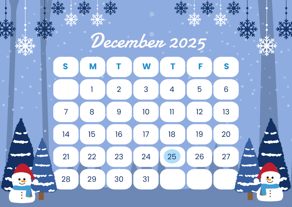 December 2025 Calendar Daily December 2025 Calendar Daily