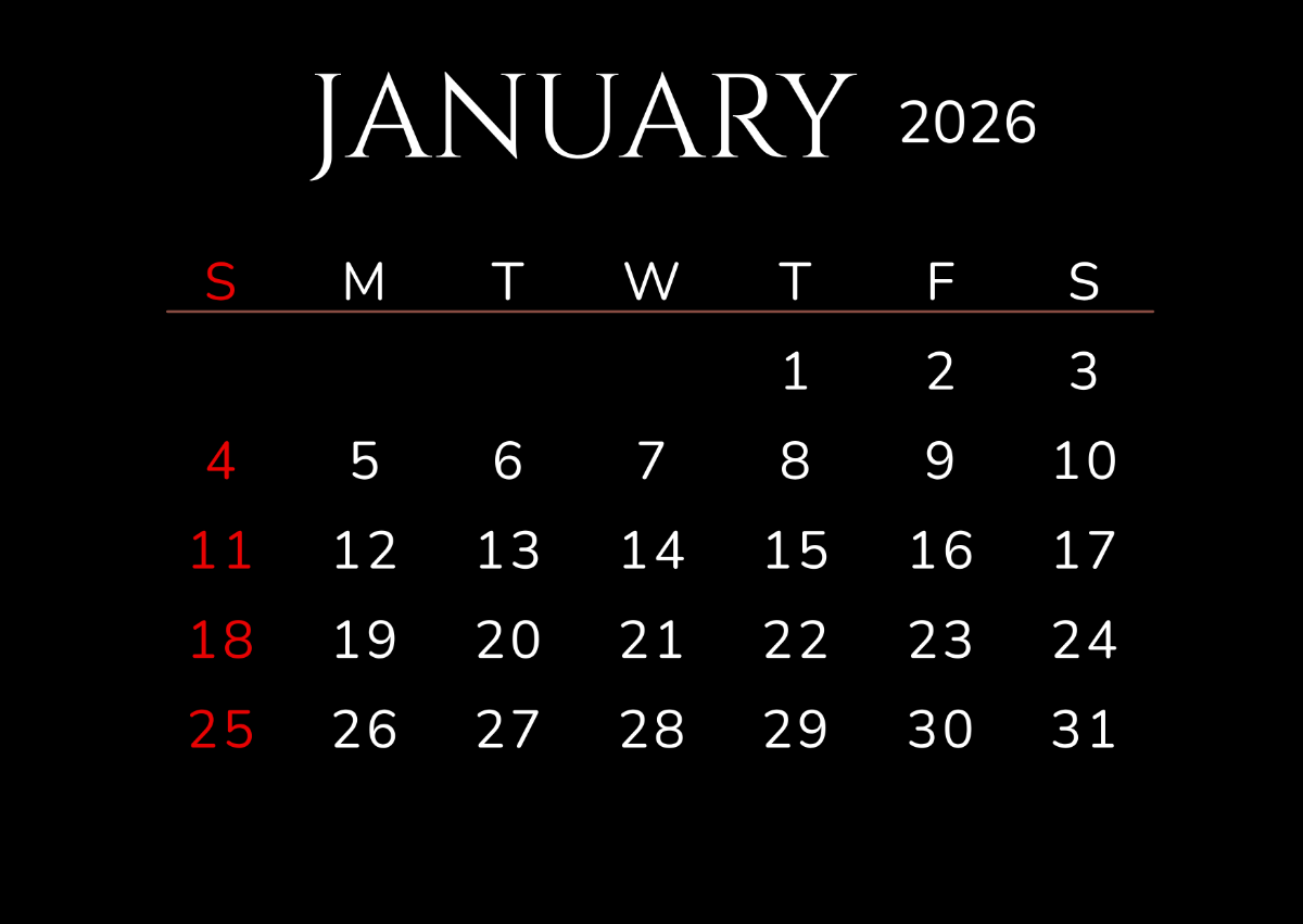 Free January Calendar 2026 Templates Editable And Printable