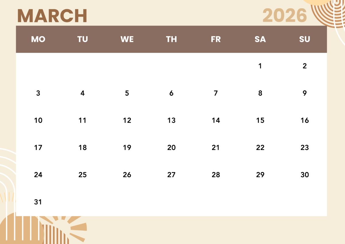March 2026 India Calendar