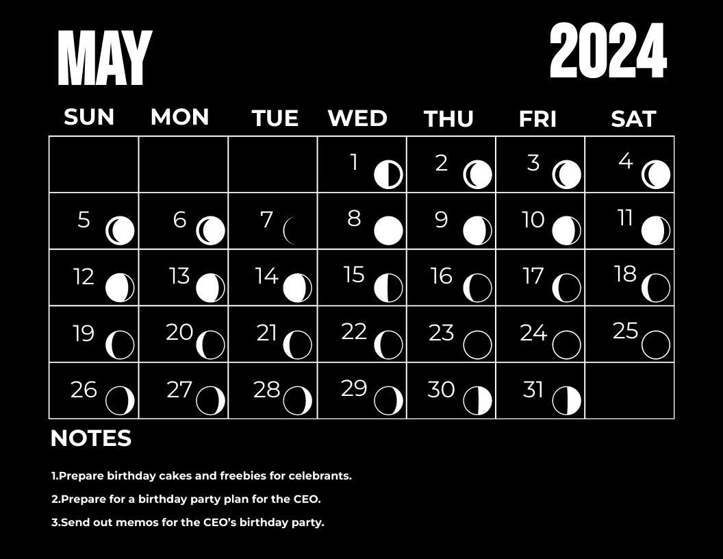 Free May 2024 Calendar With Moon Phases Template To Edit Online Free May 2024 Calendar With Moon Phases Template To Edit Online
