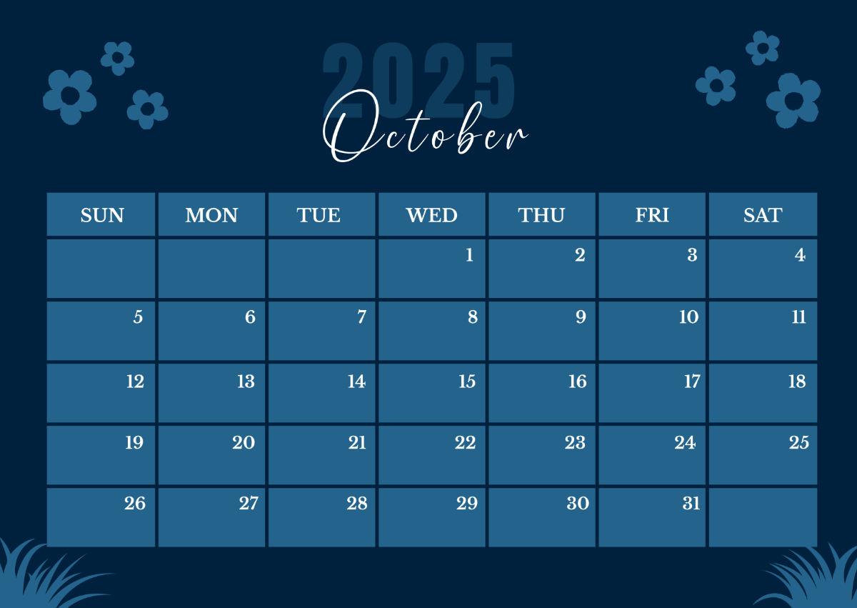 Free October 2025 Calendar Templates Editable And Printable Free October 2025 Calendar Templates Editable And Printable
