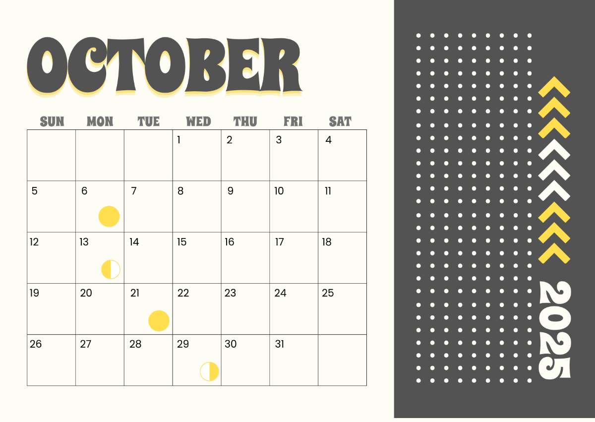 October 2025 Calendar Usa October 2025 Calendar Usa