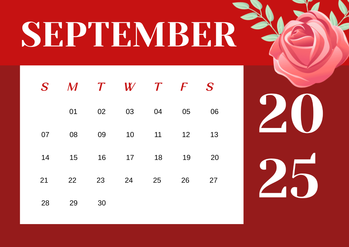Free September 2025 Calendar Templates Editable And Printable
