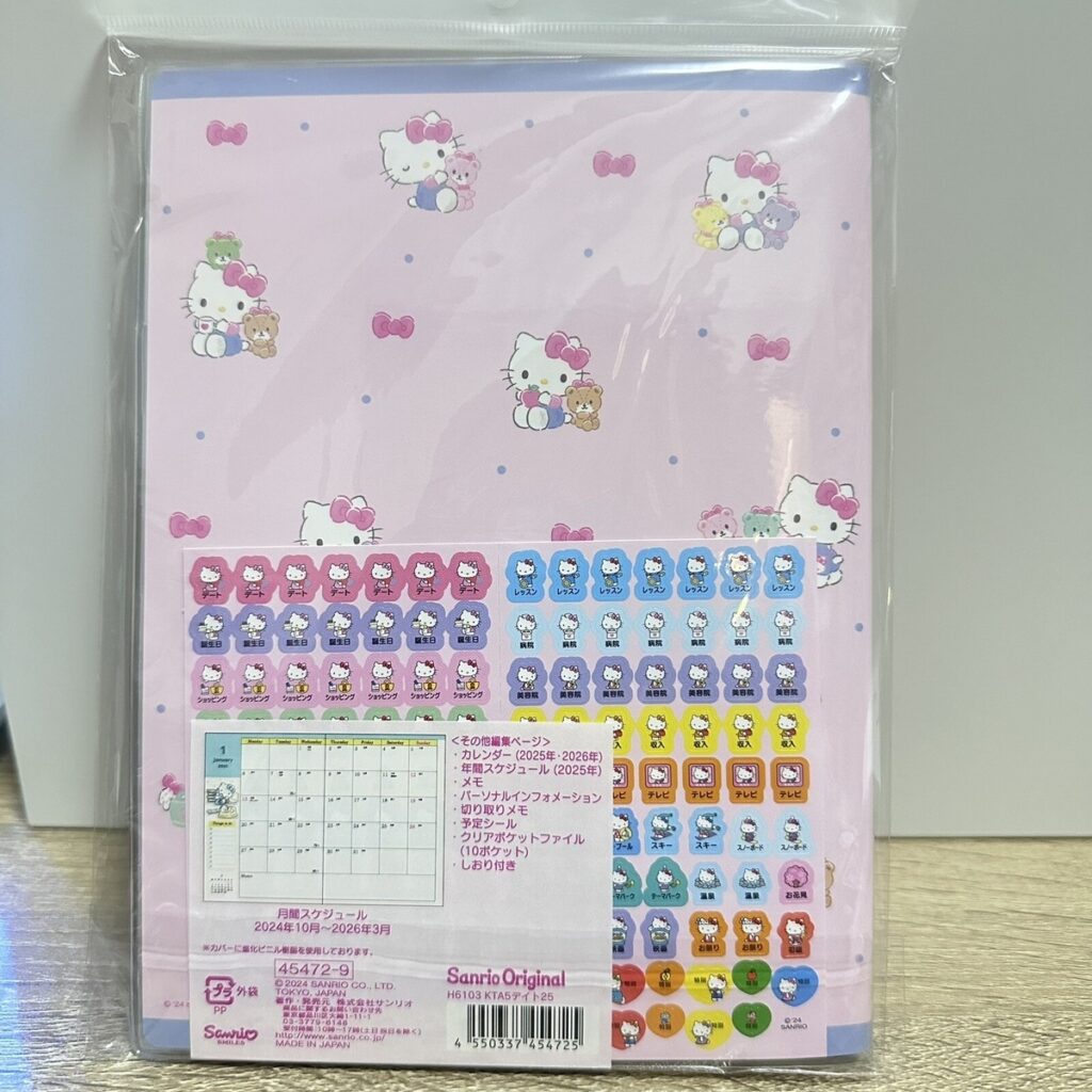 Hello Kitty 2025 A5 DateBook Diary Schedule Book Sanrio Original Japan EBay