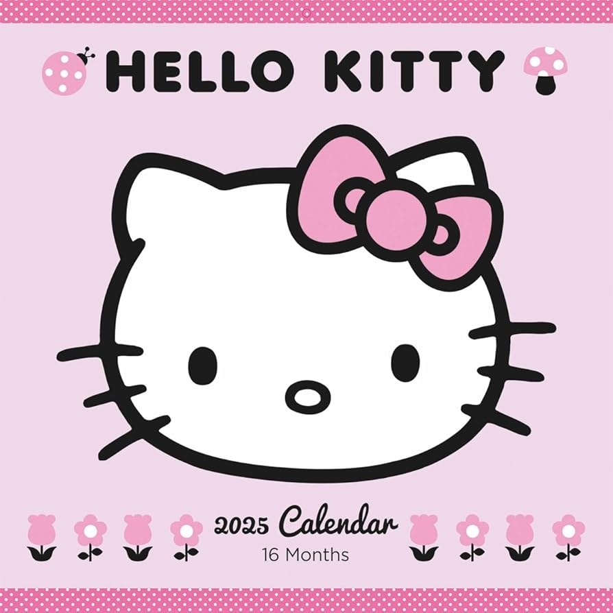 Hello Kitty 2025 Official 30x30 Square Wall Calendar Adorable Kitty Art Premium Collector s Edition 12 Month Planner Hello Kitty Fans Cute And Fun Decor Wall Calendars Amazon au
