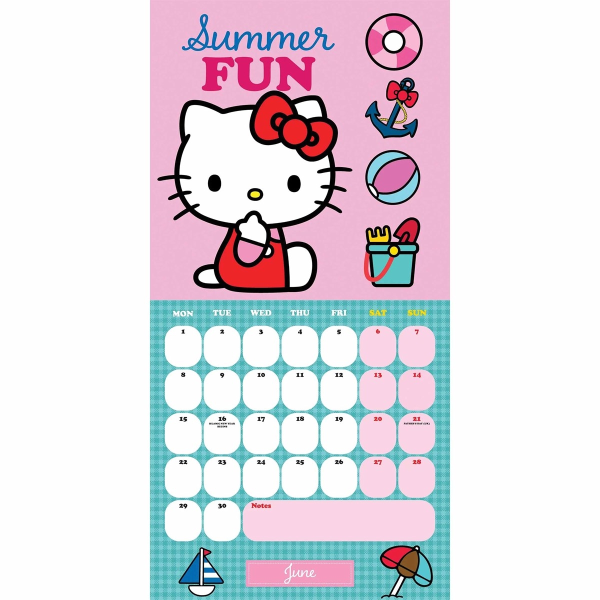 Sanrio Calendar 2026 January