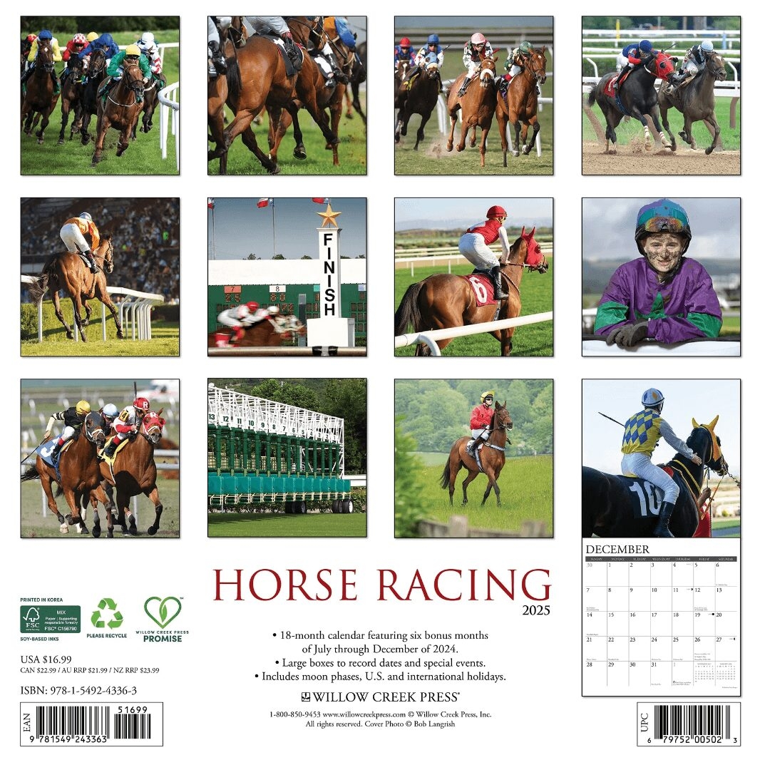 Horse Racing 2025 Wall Calendar Impressions Of Saratoga Horse Racing 2025 Wall Calendar Impressions Of Saratoga