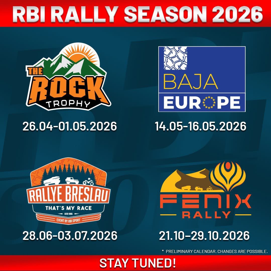 Justin Nguyen On X RBISport The 2026 RBI Sport Schedule 1 The ROCK Trophy TheROCKTrophy April 26 May 1 2 Baja Europe BajaEurope May 14 16 3 Rallye Breslau RallyeBreslau June