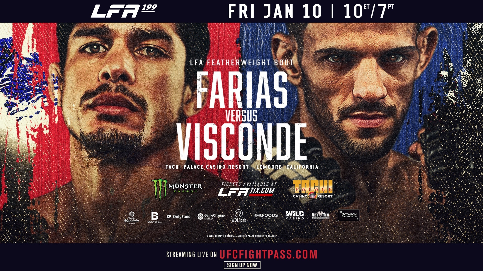 LFA Kicks Off 2025 With A Stacked International Showcase In Central California At LFA 199 LFA