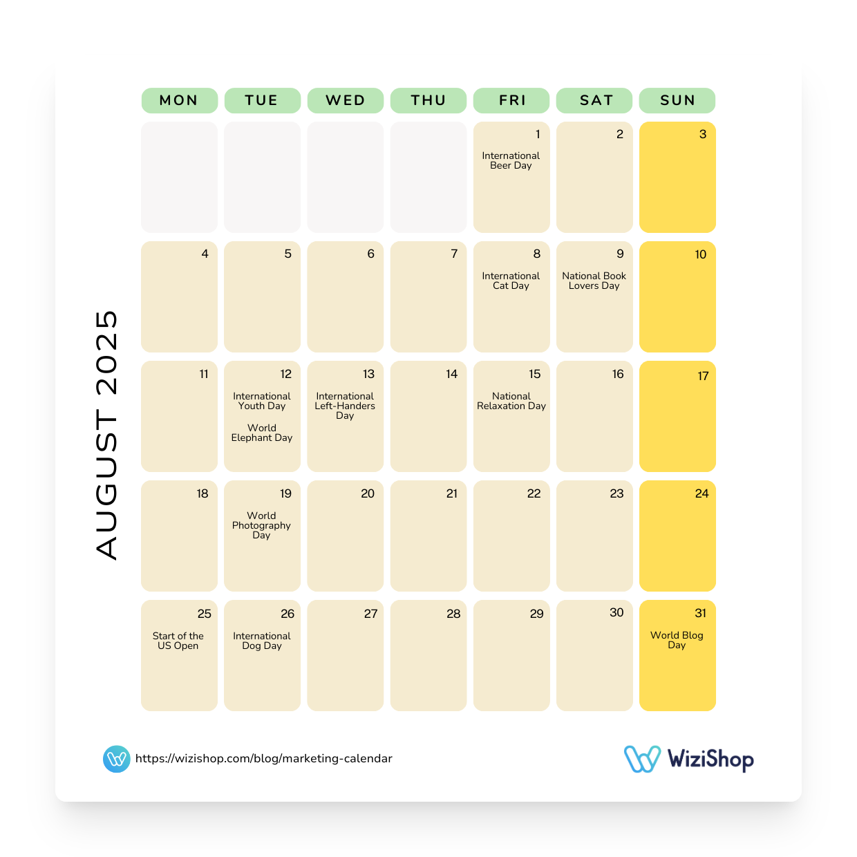 Marketing Calendar 2025 All The Important Dates To Know