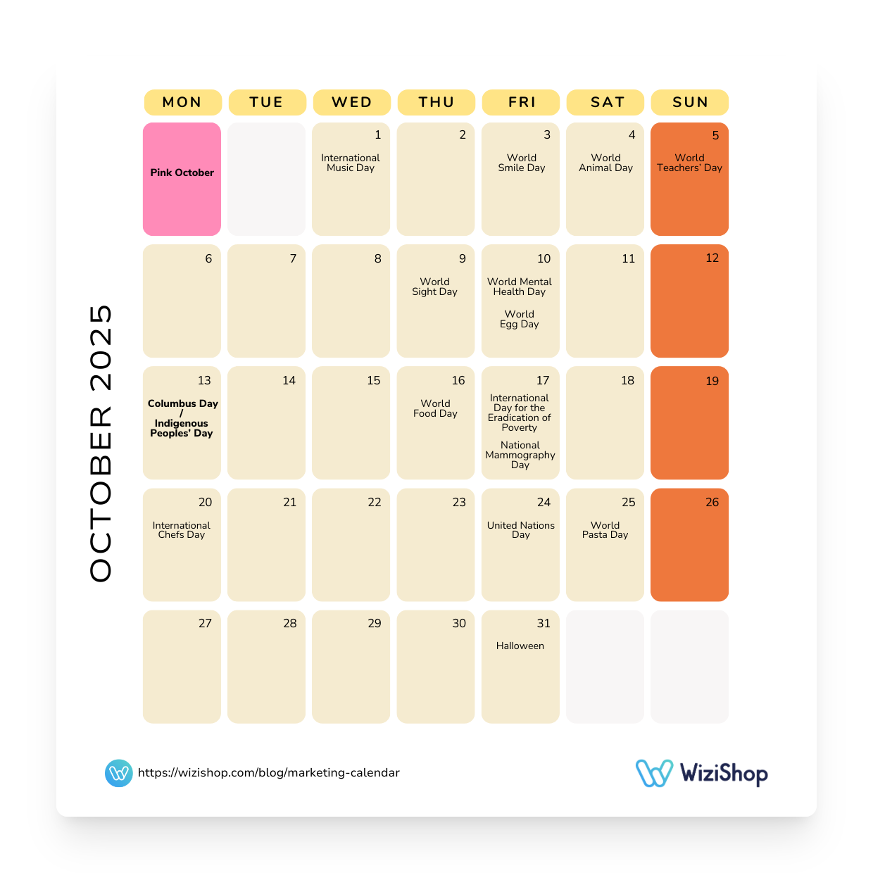 Marketing Calendar 2025 All The Important Dates To Know