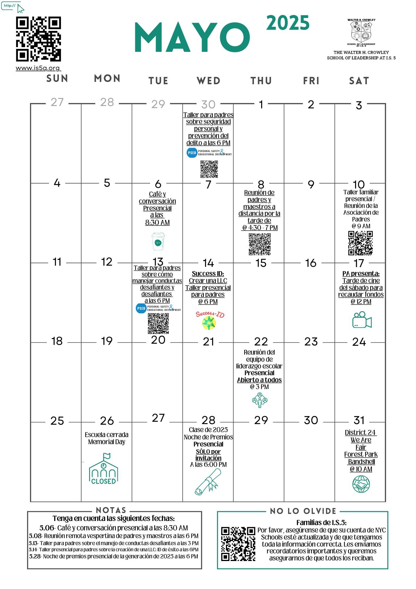 October 2025 Calendar Important Days