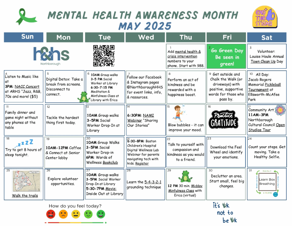 May Is Mental Health Awareness Month Northborough MA Patch