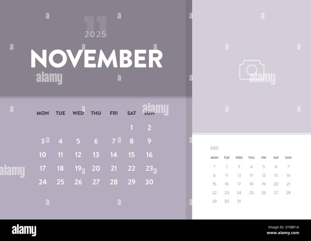 November 2025 Stock Vector Images Alamy