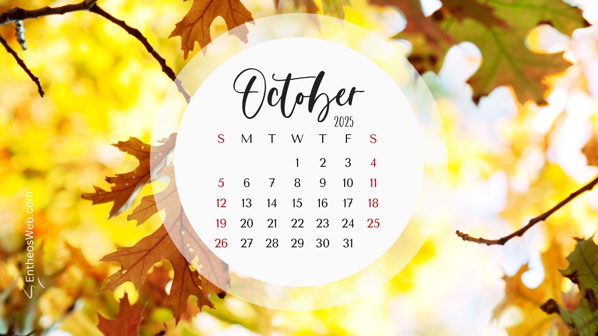 October 2025 Wallpaper Backgrounds EntheosWeb