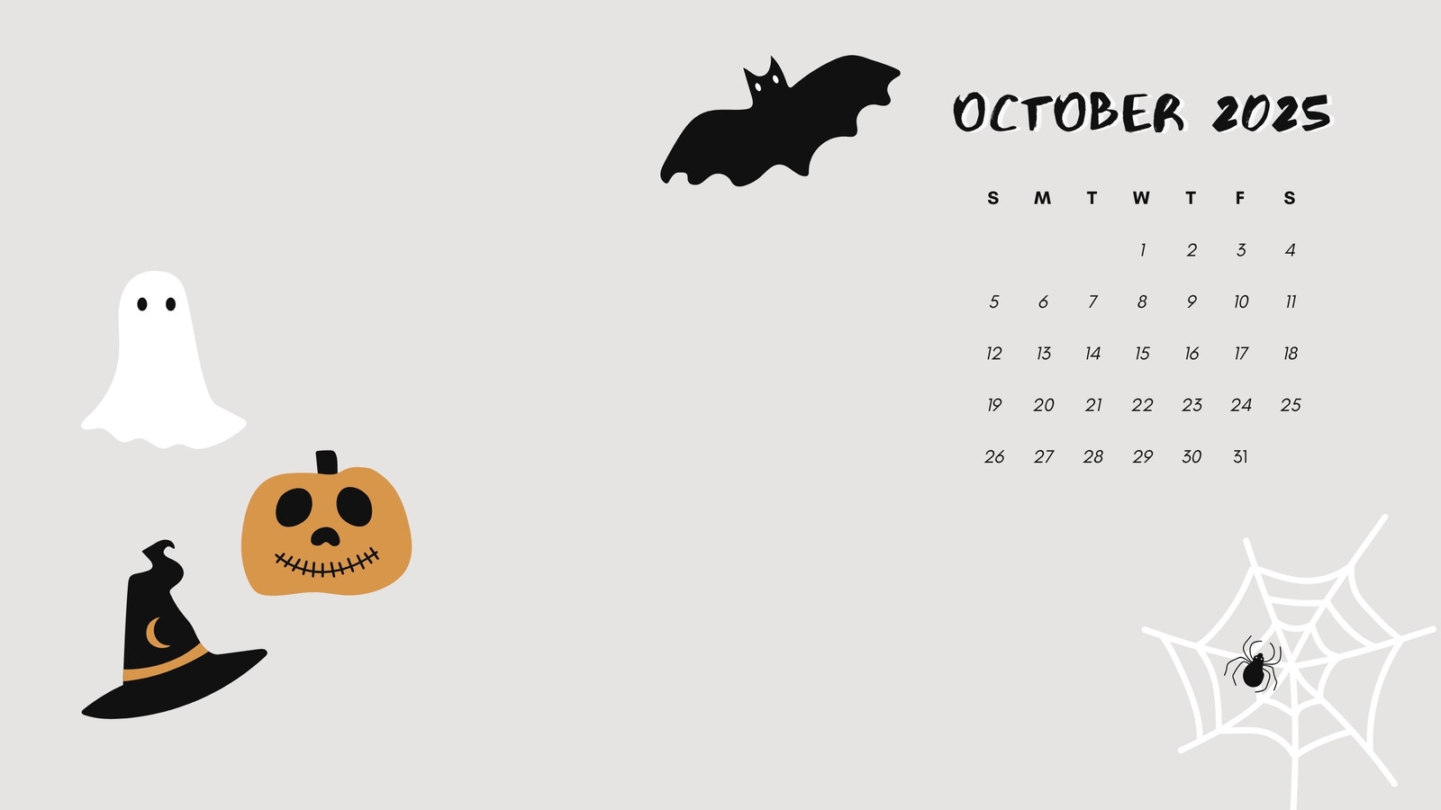 Page 3 Free Customizable Halloween Desktop Wallpaper Templates Canva