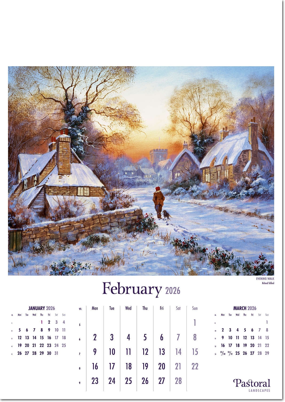 Pastoral Landscapes Corporate Calendar 2026 Rose Calendars Pastoral Landscapes Corporate Calendar 2026 Rose Calendars