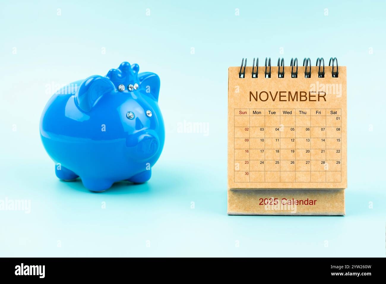Piggy Bank Calendar Finance Concept Hi res Stock Photography And Images Page 2 Alamy