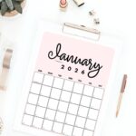 Pretty Pastel Calendars 2026 Cute Free Printables