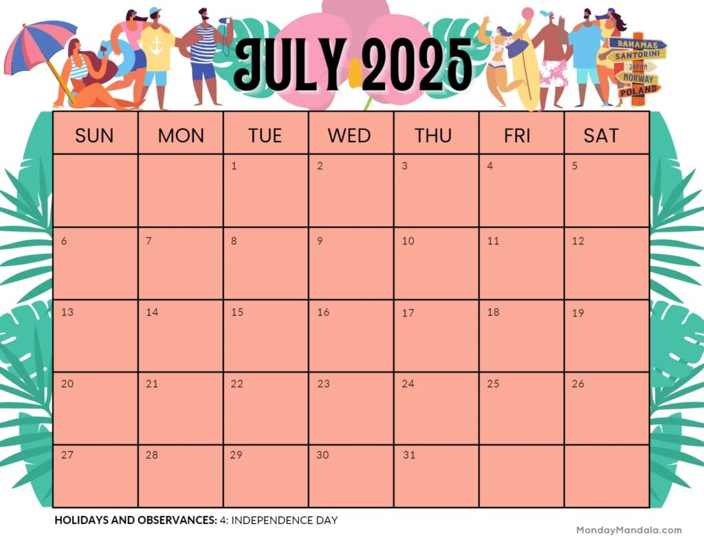 Printable Calendars For 2025 2026 Free PDFs