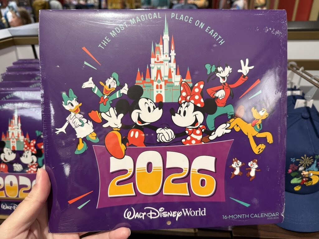 Save The Date Walt Disney World Souvenir 16th Month Calendar Has Arrived On Store Shelves