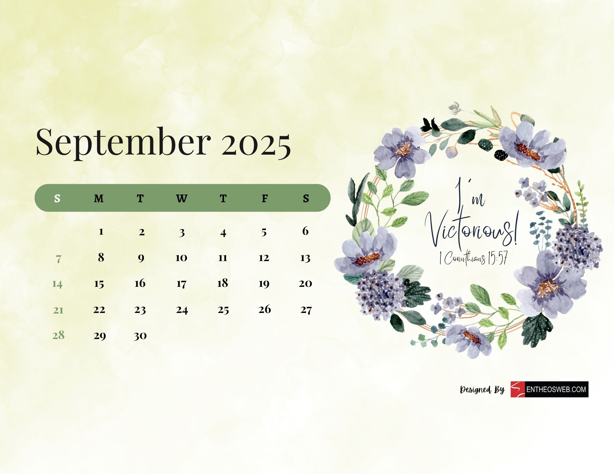 September 2025 Calendar Printables EntheosWeb September 2025 Calendar Printables EntheosWeb