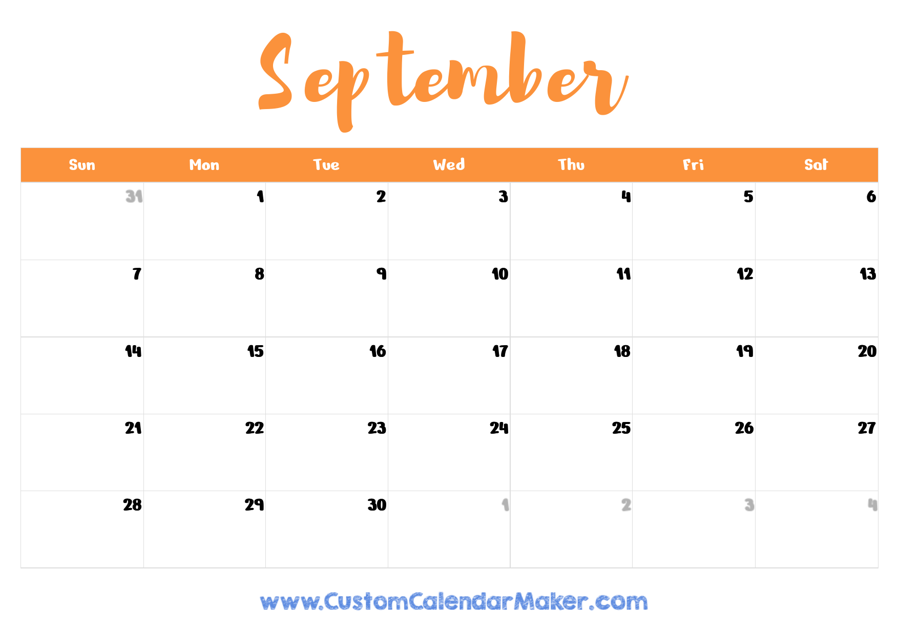 2025 September Diversity Calendar
