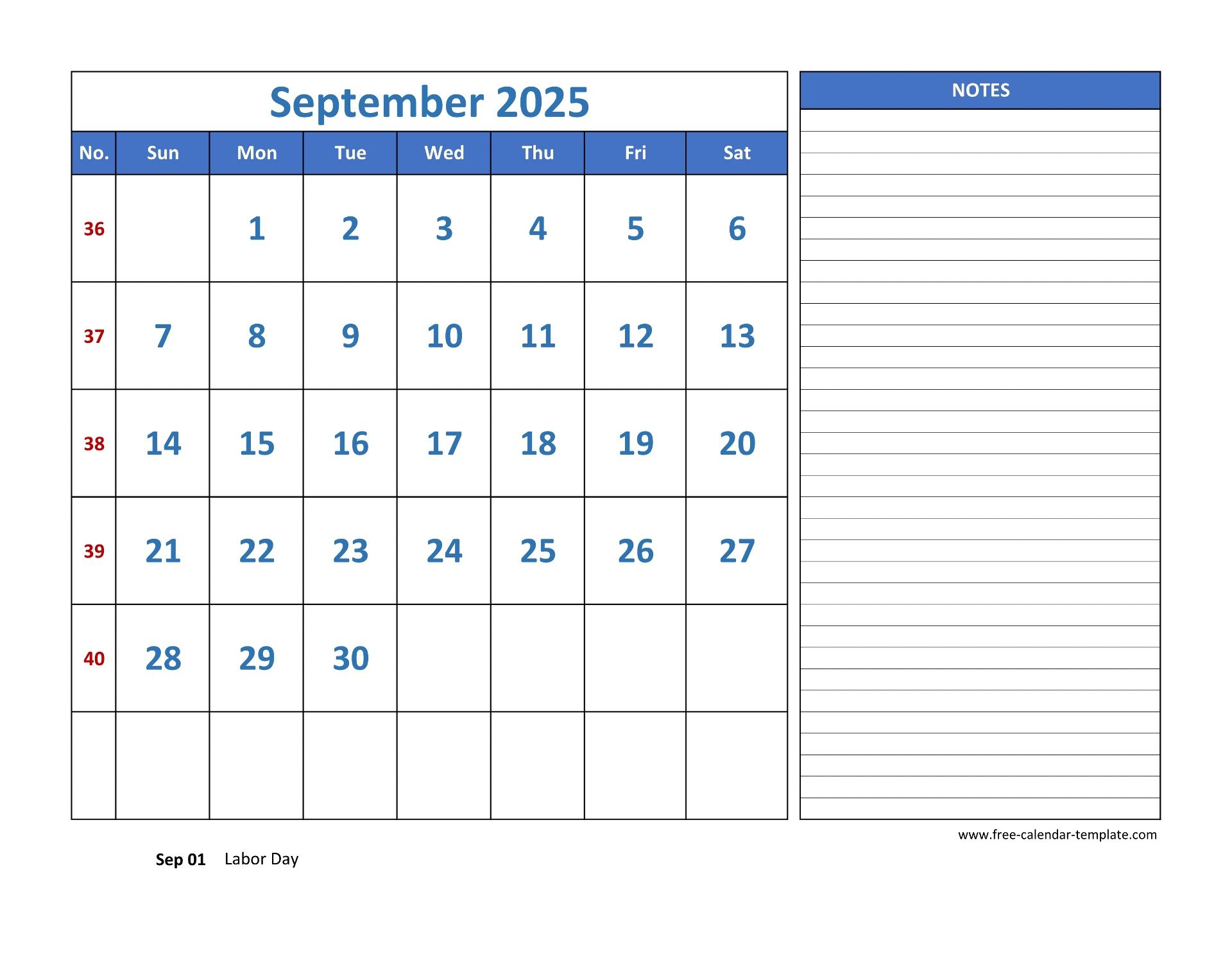 September 3 2025 Calendar