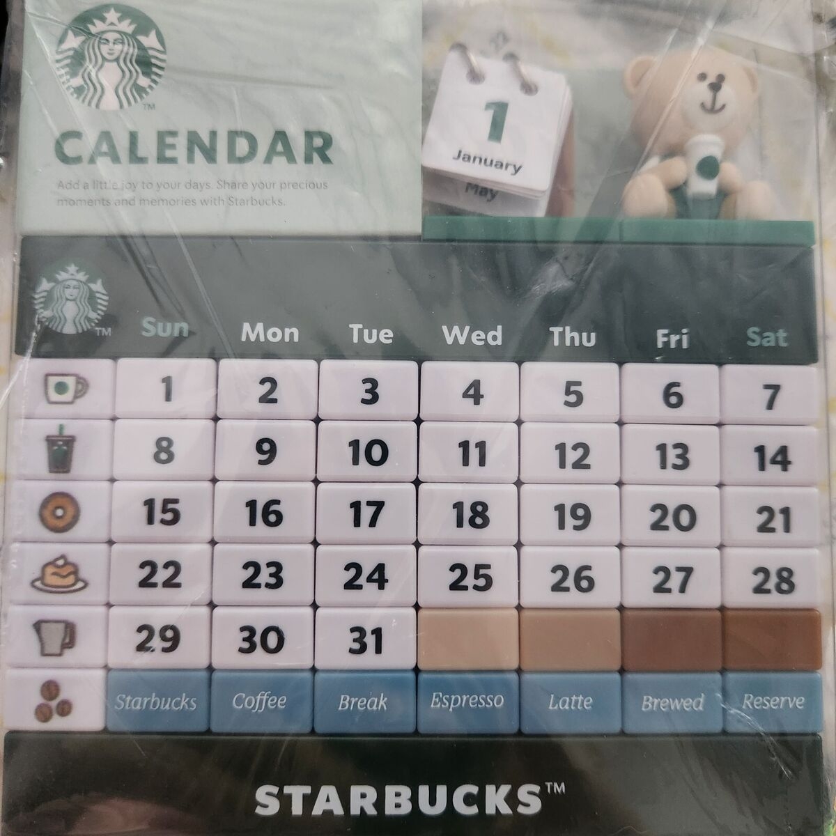 Starbucks Korea 2024 Bearista Calendar Block 25TH ANNIVERSARY GIFT EBay Starbucks Korea 2024 Bearista Calendar Block 25TH ANNIVERSARY GIFT EBay