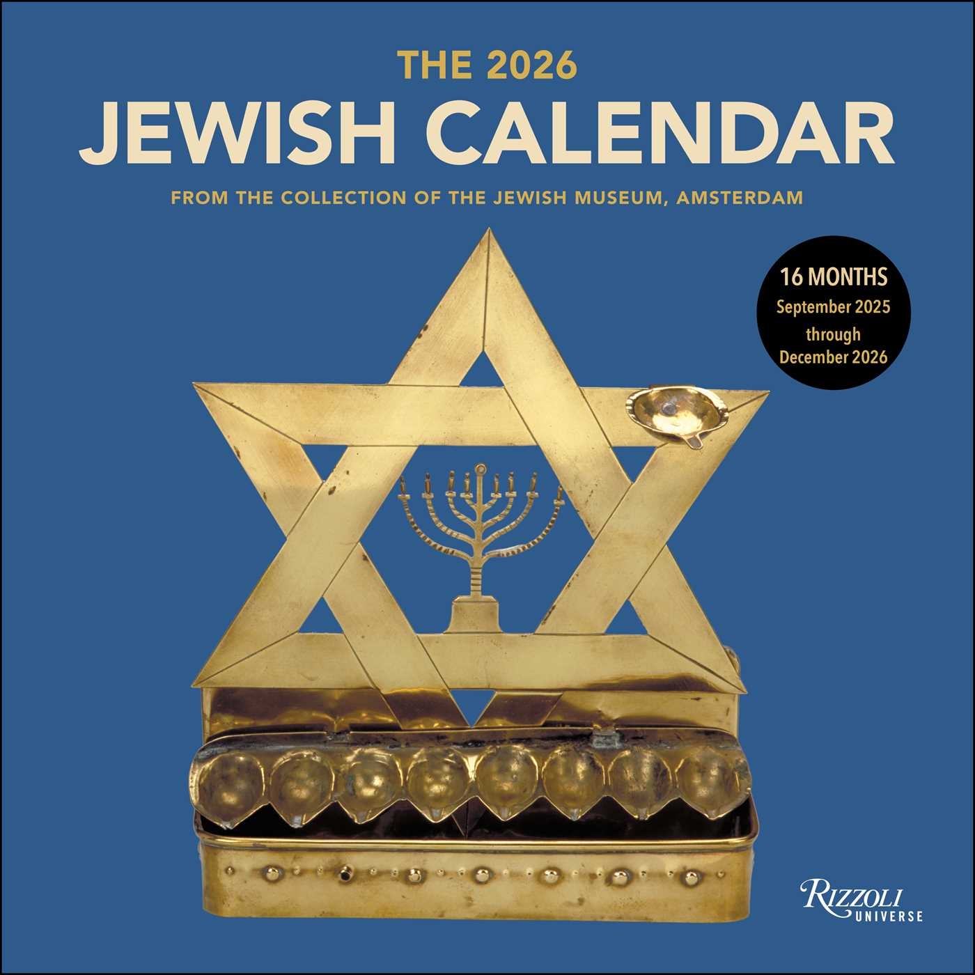 The Jewish Calendar 2025 2026 5786 16 Month Wall Calendar Book Summary Video Official Publisher Page Simon Schuster
