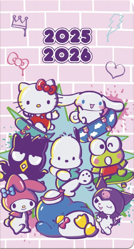 Trends International 2025 2026 Hello Kitty Pocket Planner Walmart Business Supplies