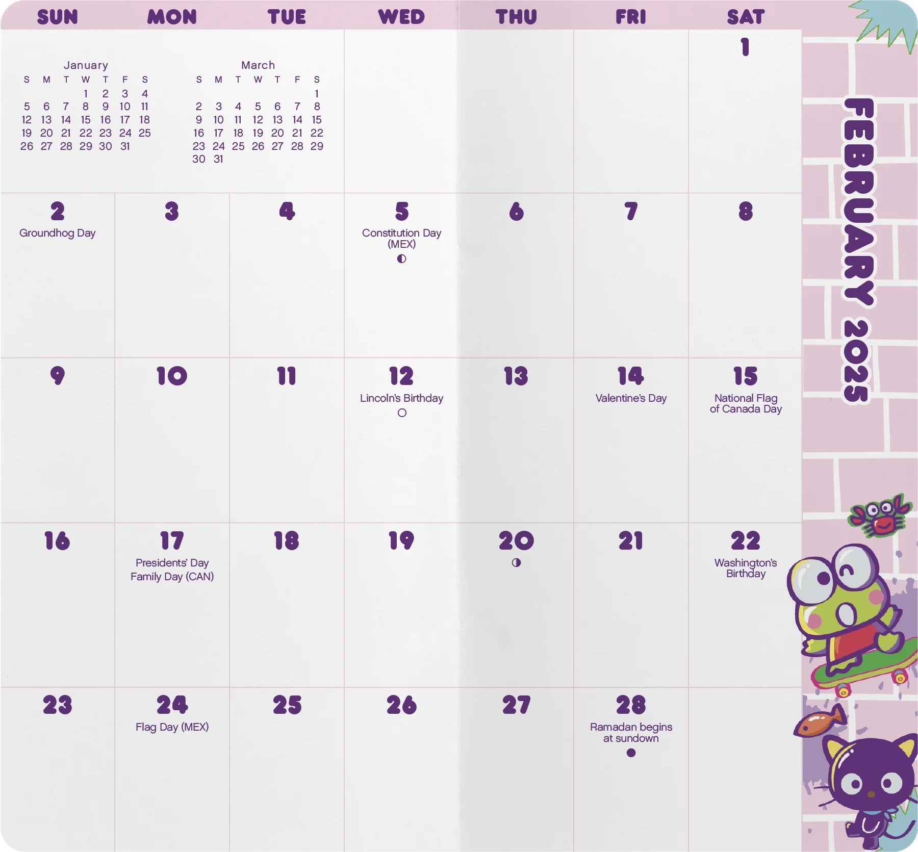 Trends International 2025 2026 Hello Kitty Pocket Planner Walmart Trends International 2025 2026 Hello Kitty Pocket Planner Walmart