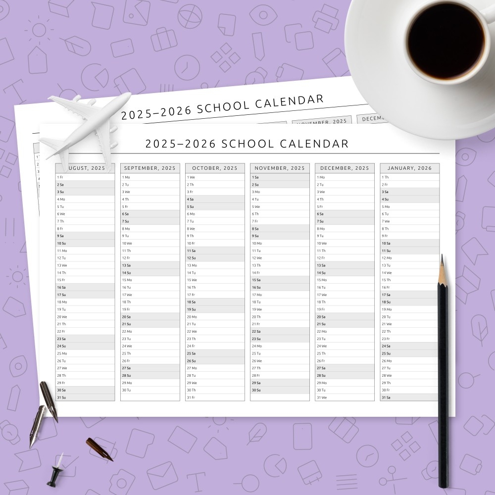 Vertical January 2026 Calendar Printable